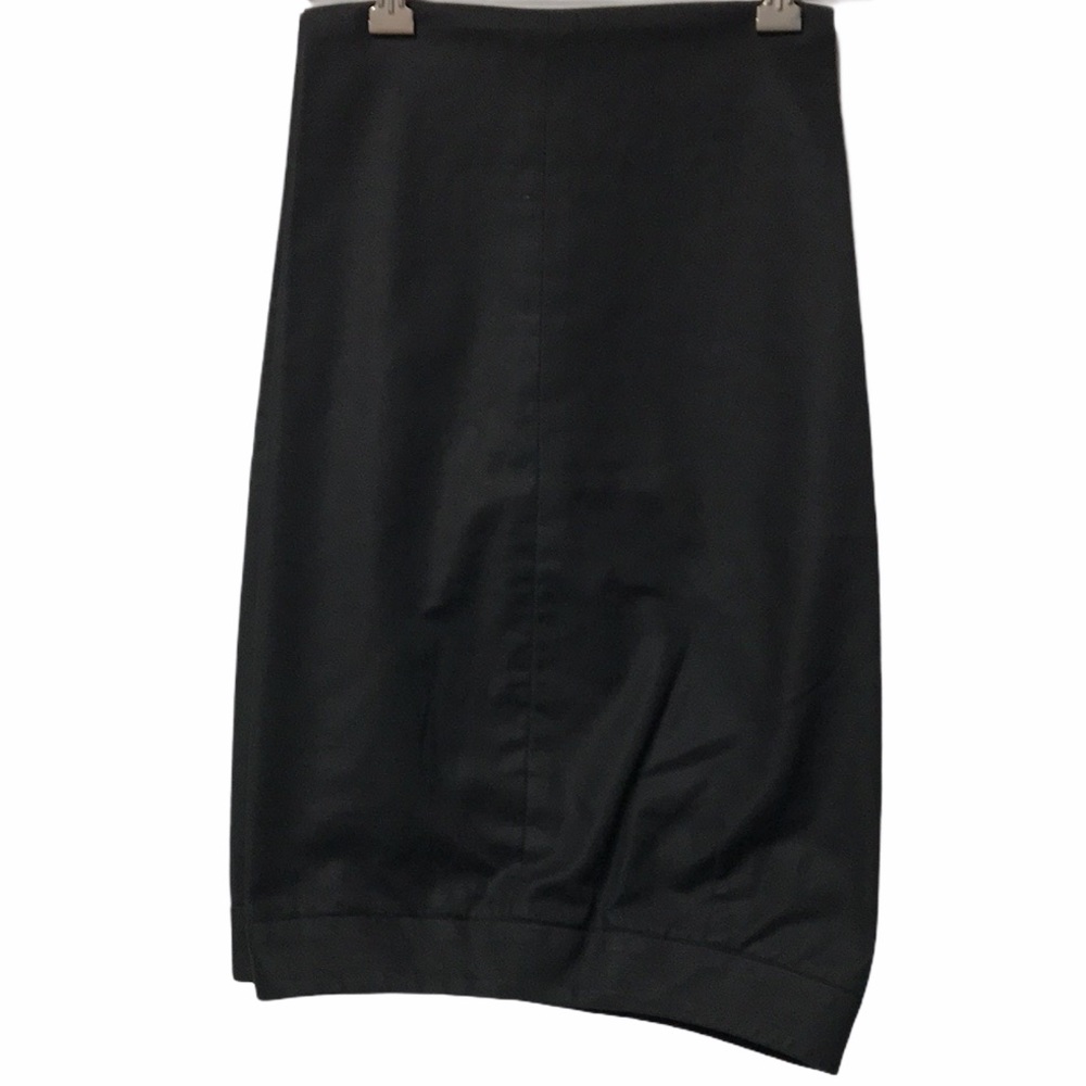 LAFAYETTE 148 Black Cotton Dress Wide Leg Pants - Picture 4 of 9